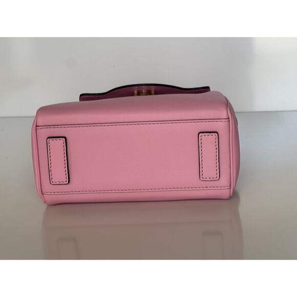 NWT $2125 Versace Top Handle Leather Pink Small Shoulder Bag DBFI040 Italy - Picture 16 of 16